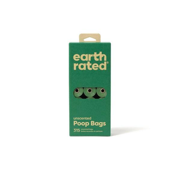 Earth Rated Poop Bags 315 Bags on 21 Refill Rolls Unscented - Ormskirk Pets