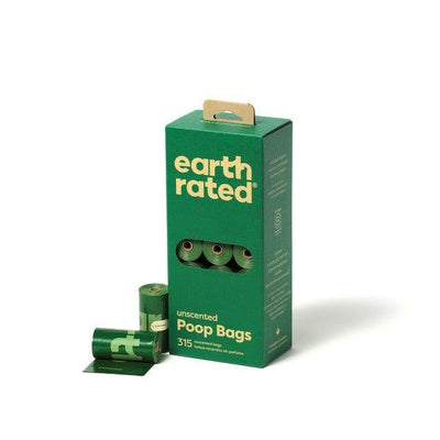 Earth Rated Poop Bags 315 Bags on 21 Refill Rolls Unscented - Ormskirk Pets