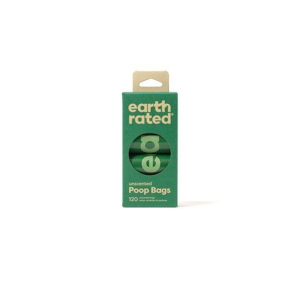 Earth Rated Poop Bags 120 Bags on 8 Refill Rolls Unscented - Ormskirk Pets