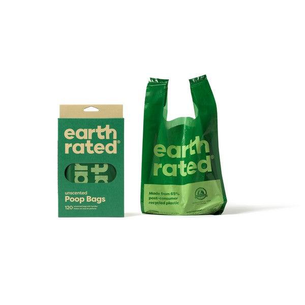 Earth Rated Poop Bags 120 Easy-Tie Handle Bags Unscented - Ormskirk Pets