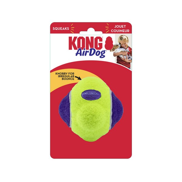 KONG AirDog Squeaker Knobby Ball