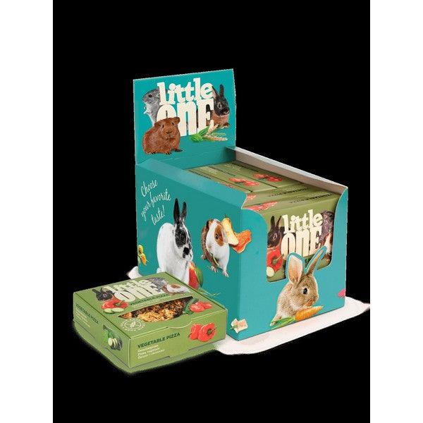 Little One Vegetable pizza. Treat-toy for all small mammals, 55 g Case of 6 - Ormskirk Pets