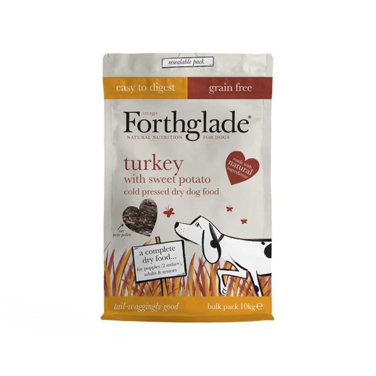 Forthglade Natural Dry Cold Pressed Turkey Grain Free 10kg - Ormskirk Pets