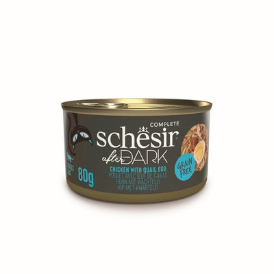 Schesir After Dark Wholefood Adult Cat Chicken & Egg 80g x 12