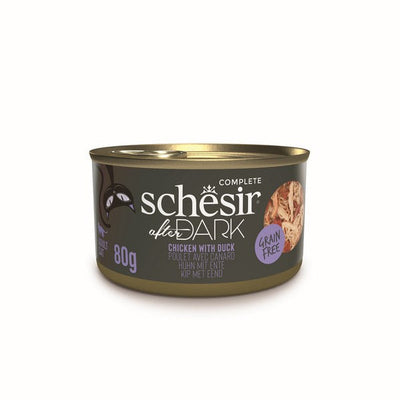 Schesir After Dark Wholefood Adult Cat Chicken & Duck 80g x 12