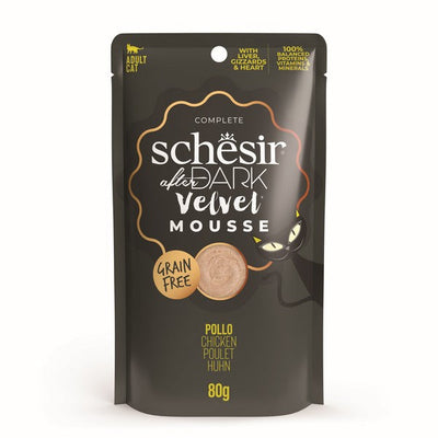 Schesir After Dark Velvet Adult Cat Chicken 80g x 12