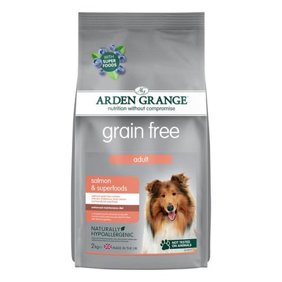 Arden Grange Dog Adult Grain Free Salmon Superfoods 2kg - Ormskirk Pets