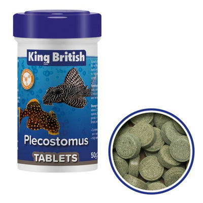 King British Plecostomus Tablet Food, 50G