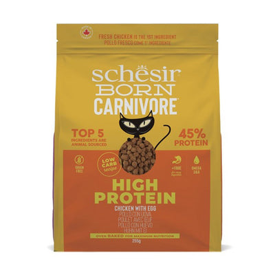 Schesir Dry Born Carnivore Chicken & Egg Adult 255G x 8