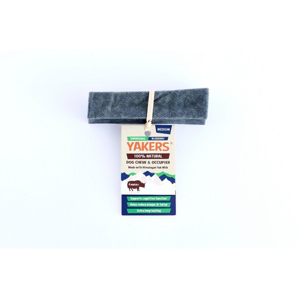 Yakers Dog Chew Blueberry, MED