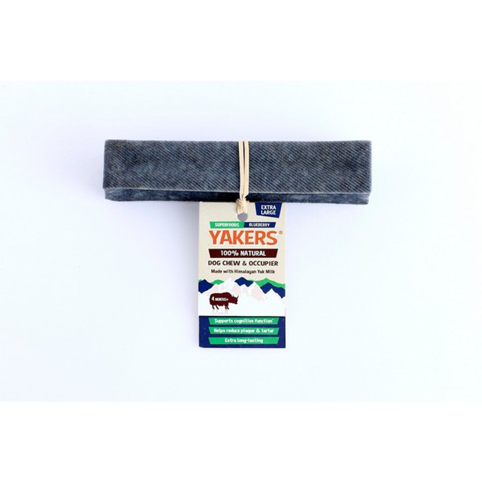 Yakers Dog Chew Blueberry, XL