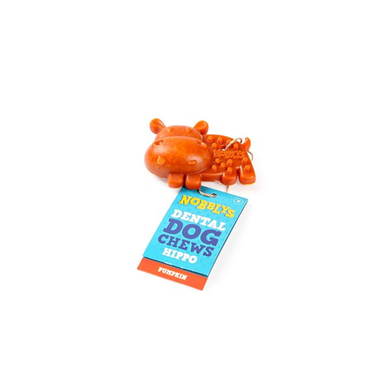 Petello Nobblys Animal Hippo Pumpkin 40g Single