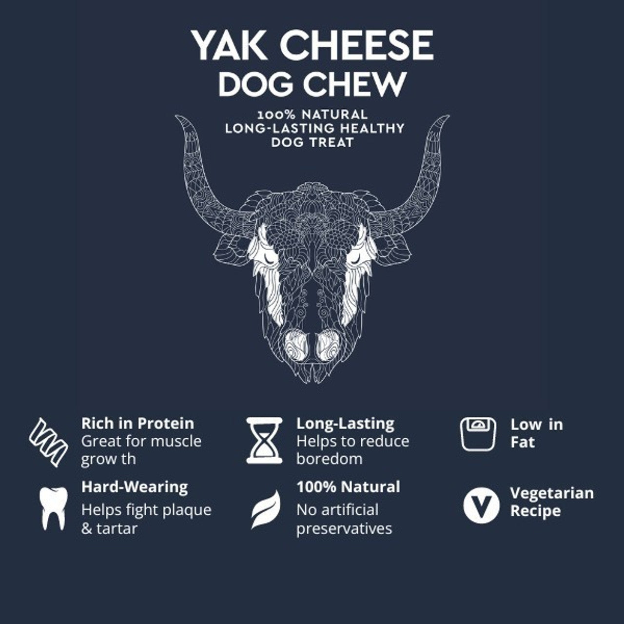 Petello Yak Cheese with Banana Dog Chew 155g