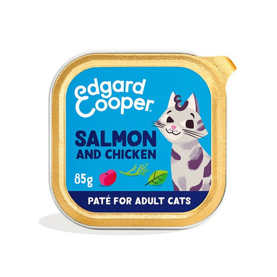 Edgard & Cooper Cat Pate Salmon & Chicken 85g X 16