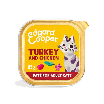 Edgard & Cooper Cat Pate Turkey & Chicken 85g X 16