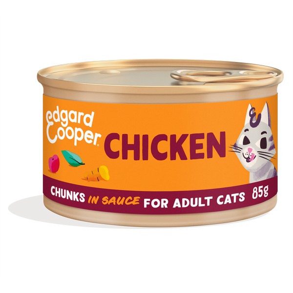 Edgard & Cooper Cat Chunks Chicken 85g X 18