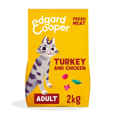 Edgard & Cooper Cat Kibble Turkey/Chicken 2kg