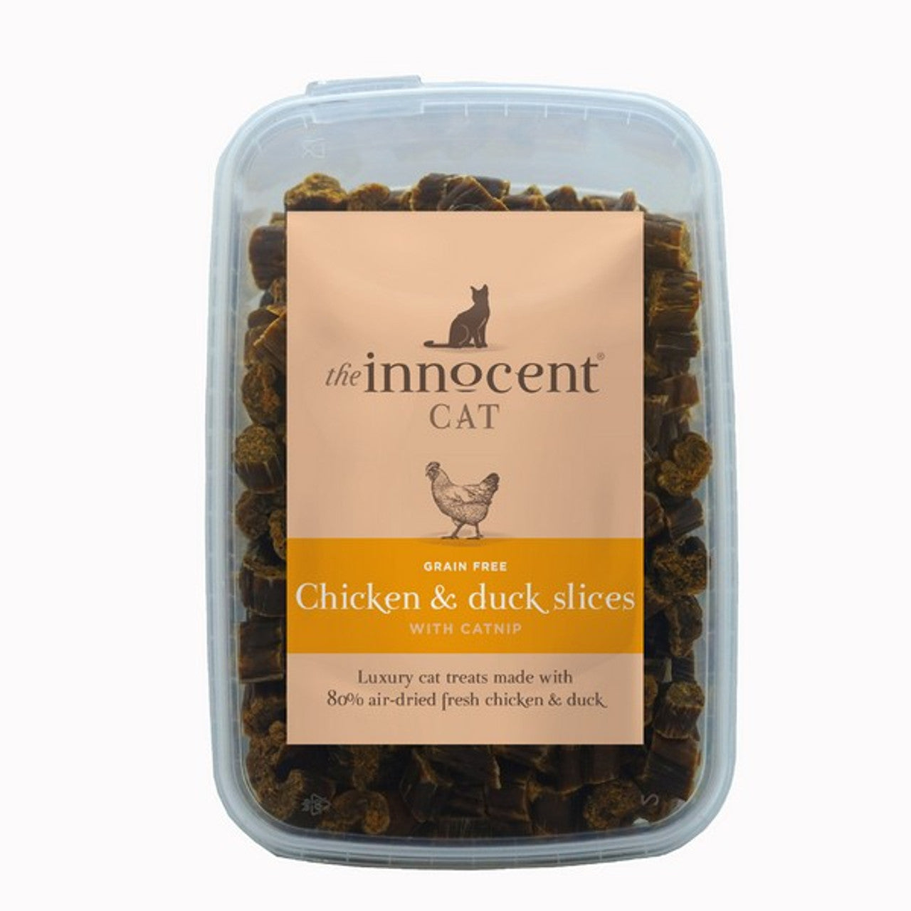 The Innocent Cat Chicken and Duck Slices Luxury Cat Treat 600g