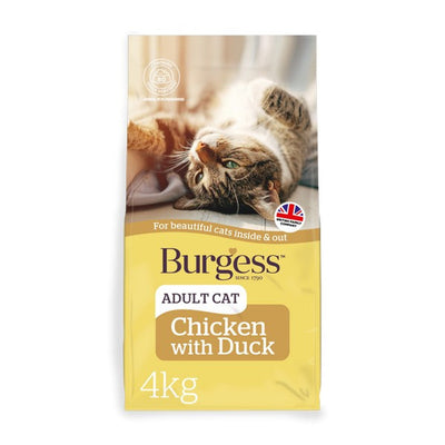 Burgess Adult Cat Chicken & Duck, 4KG