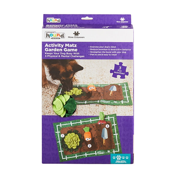 Nina Ottosson Activity Matz Garden Game Mat Dog Puzzle Toy