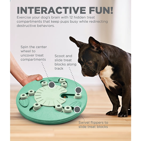 Nina Ottosson Dog Worker Green Dog Puzzle Toy