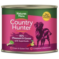 Natures Menu Country Hunter 80% Pheasant & Goose with Superfoods 600g x 6 - Ormskirk Pets