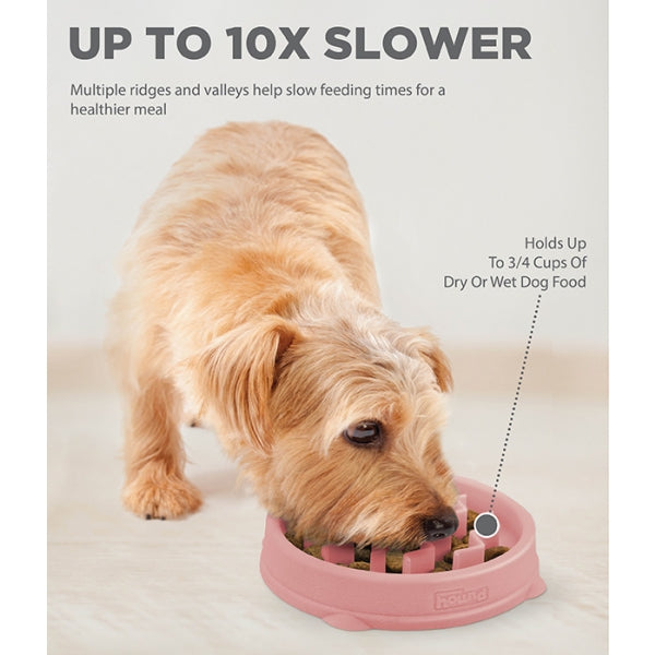 Rosewood Outward Hound Fun Feeder Wave Pink Small Dog Puzzle Toy