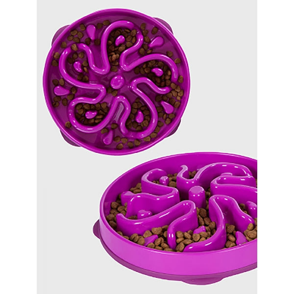 Rosewood Outward Hound Fun Feeder Flower Purple Large Dog Puzzle Toy