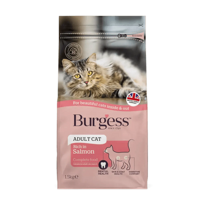 Burgess Adult Cat Scottish Salmon 10kg - Ormskirk Pets