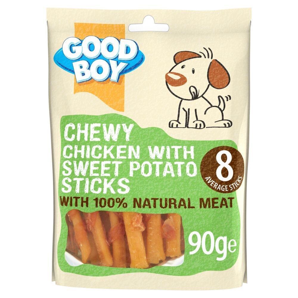 Good Boy Chewy Chicken & Sweet Potato Sticks 90g - Ormskirk Pets