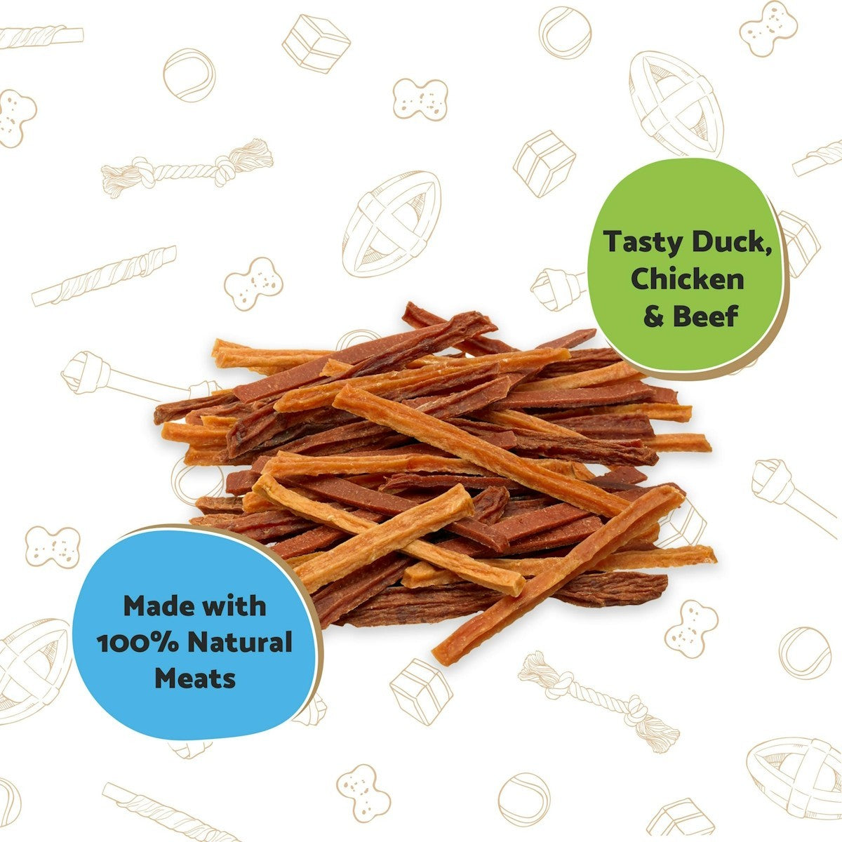 Good Boy Pawsley Assorted Meaty Strips 300g