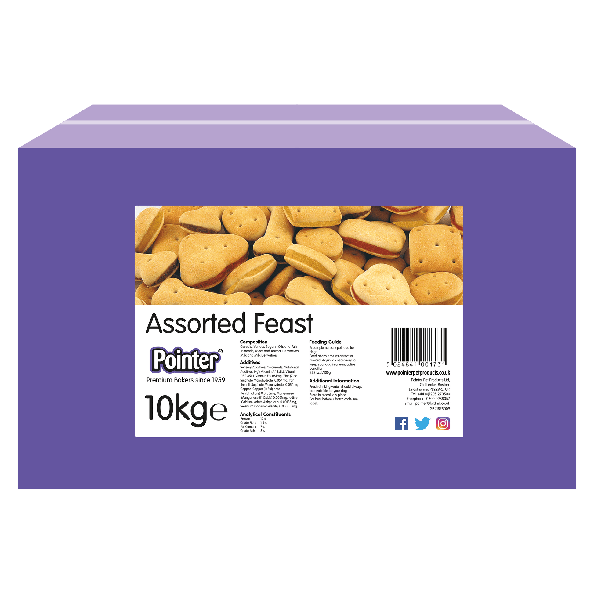 Pointer Assorted Feast 10Kg - Ormskirk Pets