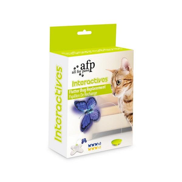 All For Paws Interactives Cat Flutter Bug Refill (6Pk) - Ormskirk Pets