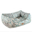 William Morris Square Dog Bed Willow Bough Print