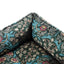 William Morris Square Dog Bed Blackthorn Print