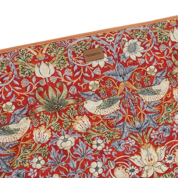 William Morris Pet Blanket Strawberry Thief Print