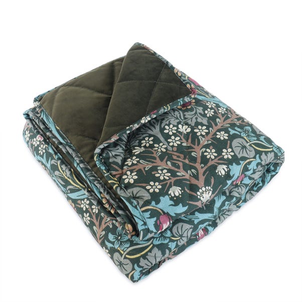 William Morris Pet Blanket Blackthorn Print