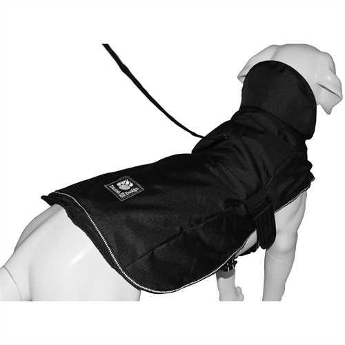 Danish Design Dog Coat 2in1 Black Harness 25cm 25cm - Ormskirk Pets