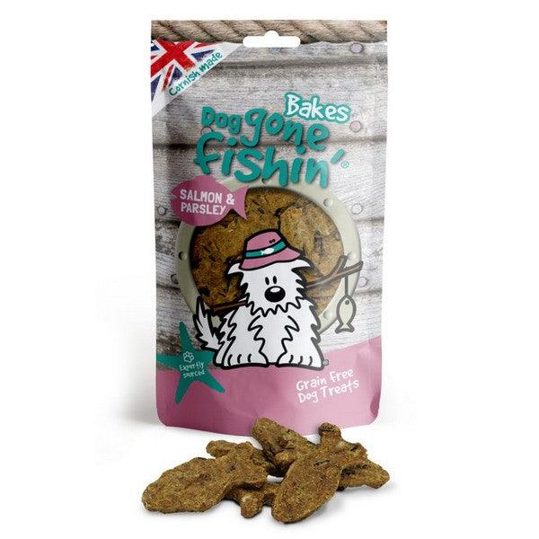 Dog Gone Fishin Salmon and Parsley Bakes Case of 6 - Ormskirk Pets