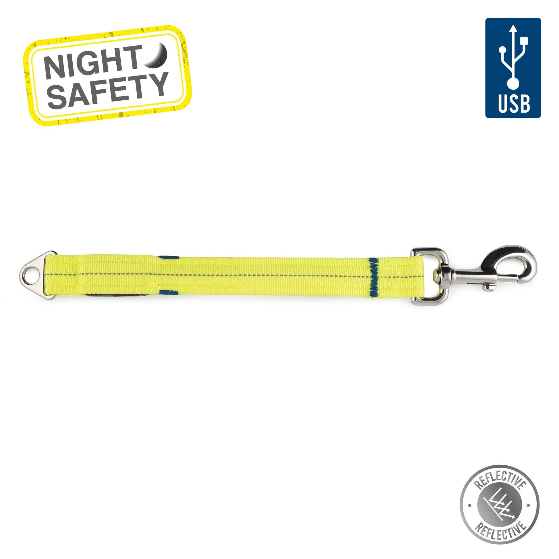 Ancol Hi-Vis Flashing Lead Attachment - Ormskirk Pets