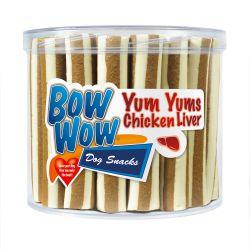 Bow Wow Yum Yums Chicken Liver 35 x 40g - Ormskirk Pets