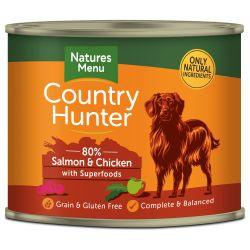 Natures Menu Country Hunter 80% Salmon & Chicken with Superfoods 600g x 6 - Ormskirk Pets