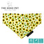 Ancol Sunflower/Yellow Check Patterned Bandana 2 per pk