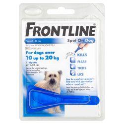 FRONTLINE Spot On Dog Medium - 1 pipette 1s - Ormskirk Pets