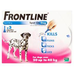 FRONTLINE Spot On Dog Large - 3 pipettes 3s - Ormskirk Pets