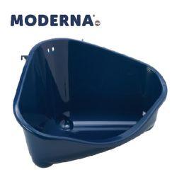 Moderna Corner Litter Pan Large Blue Berry 49cm - Ormskirk Pets