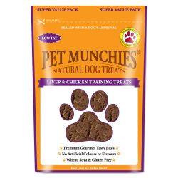 Pet Munchies Natural Liver & Chicken Training Treats Super Value Pack 150g - Ormskirk Pets