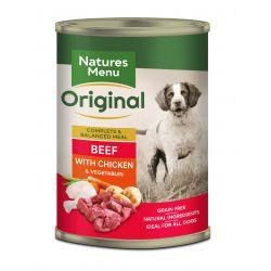 Natures Menu Original Beef with Chicken & Vegetables 400g x 12 - Ormskirk Pets