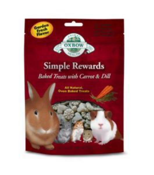 Oxbow Simple Rewards Baked Treats Carrot & Dill 60g - Ormskirk Pets