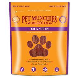 Pet Munchies Duck Strips Super Value Pack 320g - Ormskirk Pets